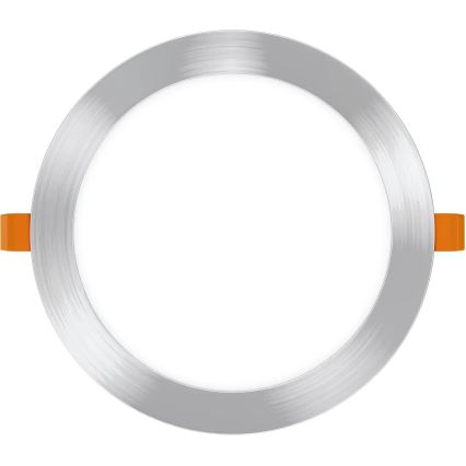 APLED - LED indbygningslampe til badeværelse RONDO LED/18W/230V IP40 diameter 22,5 cm mat krom