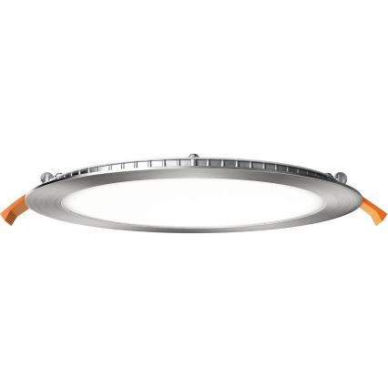 APLED - LED indbygningslampe til badeværelse RONDO LED/18W/230V IP40 diameter 22,5 cm mat krom
