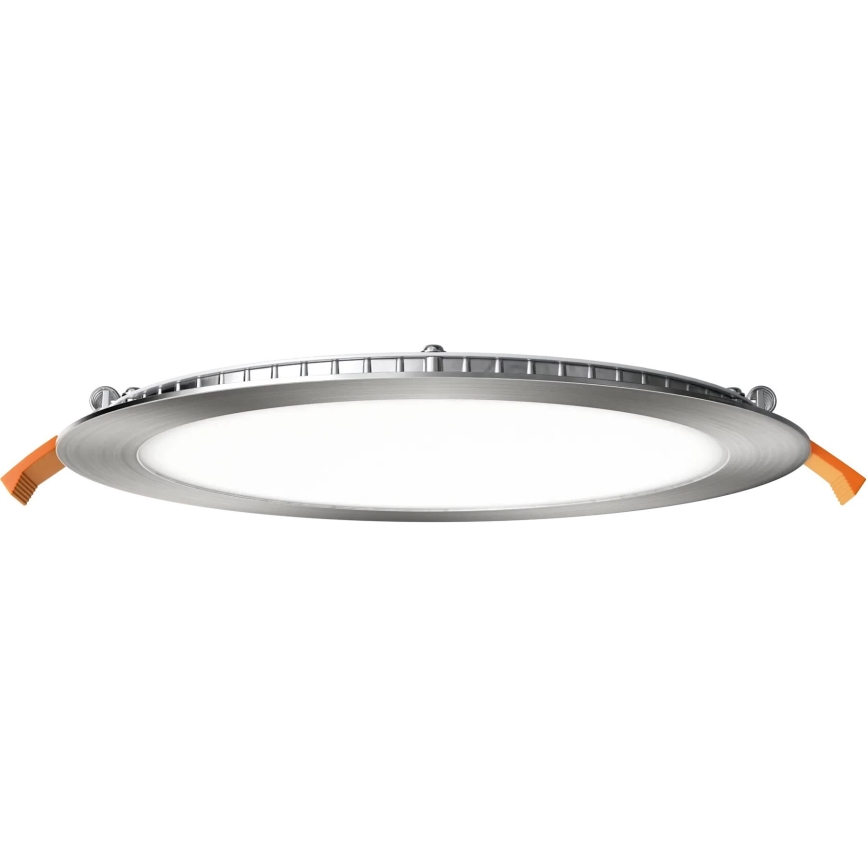 APLED - LED indbygningslampe til badeværelse RONDO LED/18W/230V IP40 diameter 22,5 cm mat krom