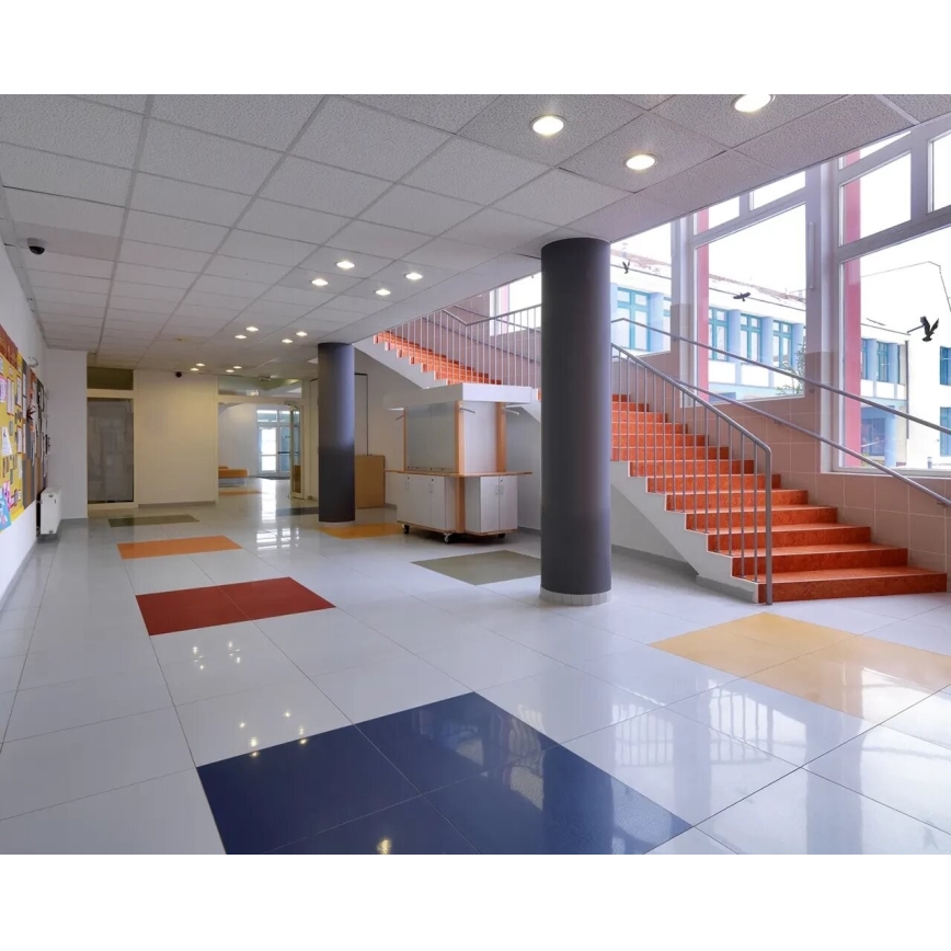 APLED - LED indbygningslampe til badeværelse RONDO LED/24W/230V IP40 diameter 30 cm mat krom