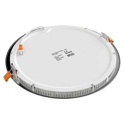 APLED - LED indbygningslampe til badeværelse RONDO LED/24W/230V IP40 diameter 30 cm mat krom