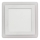 APLED - LED indbygningslampe til badeværelse SQUARE DUO LED/4W + LED/12W/230V IP41 3000/4000K 19,5x19,5 cm hvid