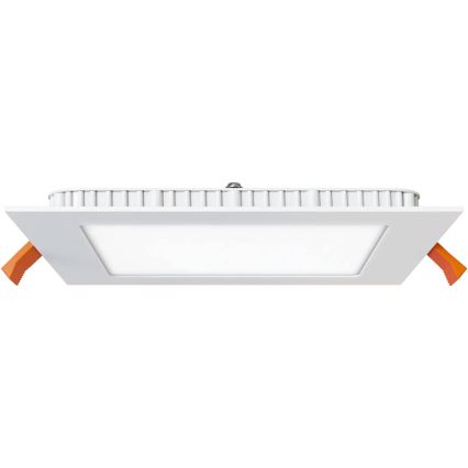 APLED - LED indbygningslampe til badeværelse SQUARE LED/12W/230V IP40 17x17 cm hvid