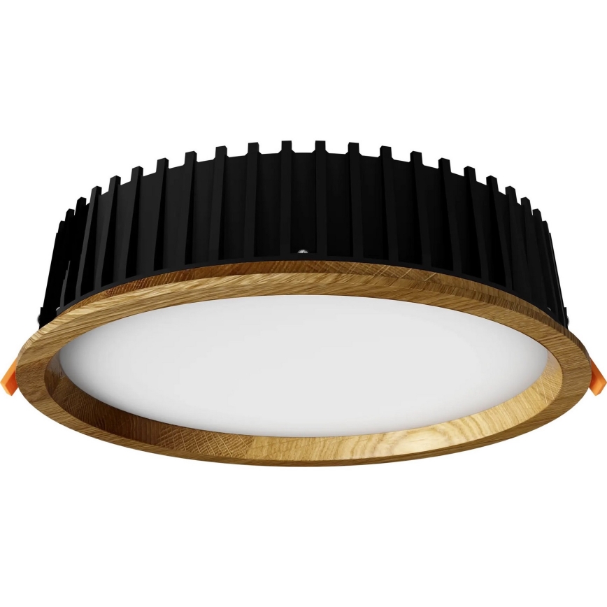 APLED - LED indbygningslampe RONDO WOODLINE LED/18W/230V 3000K diameter 26 cm eg massivt træ