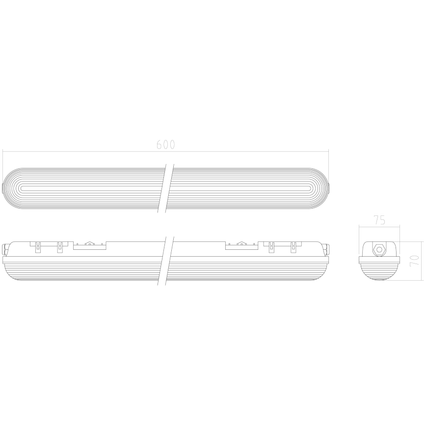 APLED - LED Loftlampe DUSTER LED/18W/230V IP65 4000K