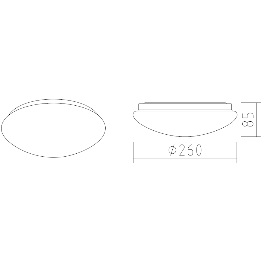 APLED - LED loftlampe LENS P TRICOLOR LED/12W/230V IP41 2700 - 6500K 825lm