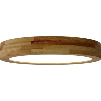APLED - LED loftlampe RONDO LED/36W/230V diam. 40 cm egetræ