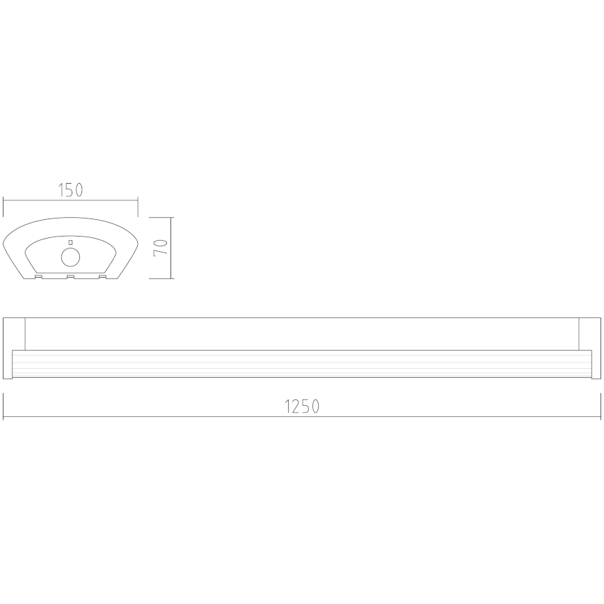 APLED - LED Loftlampe TROUT LED/36W/230V 4000K