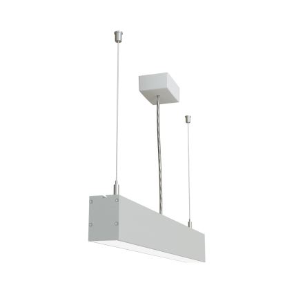 APLED - LED pendel LOOK LED/23W/230V 4000K 60 cm sølvfarvet