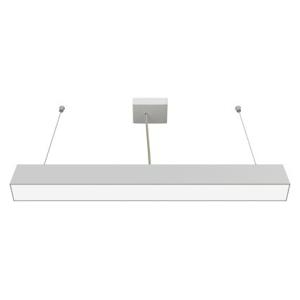 APLED - LED pendel LOOK LED/23W/230V 4000K 60 cm sølvfarvet