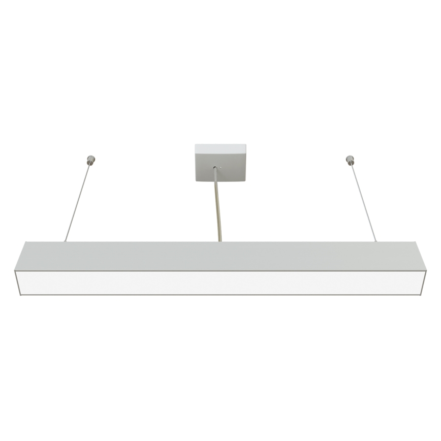 APLED - LED pendel LOOK LED/23W/230V 4000K 60 cm sølvfarvet