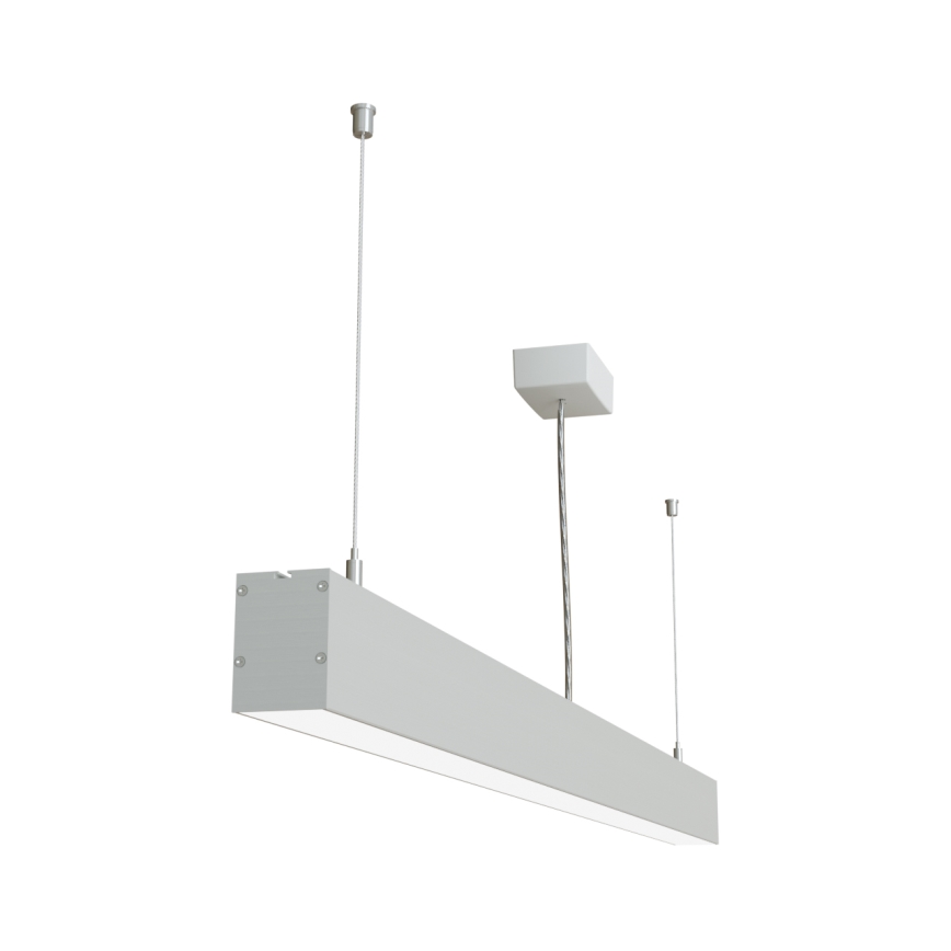 APLED - LED pendel LOOK LED/46W/230V 4000K 120 cm sølvfarvet