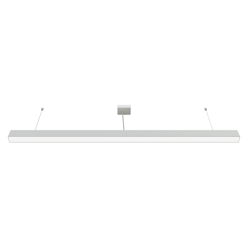 APLED - LED pendel LOOK LED/58W/230V 4000K 150 cm sølvfarvet