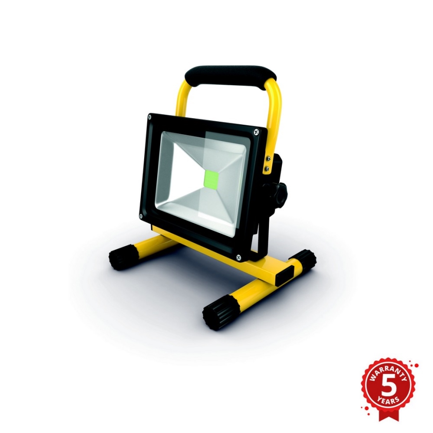 APLED - LED projektør AKU LED/20W/230V IP65 6000K 2200 mAh
