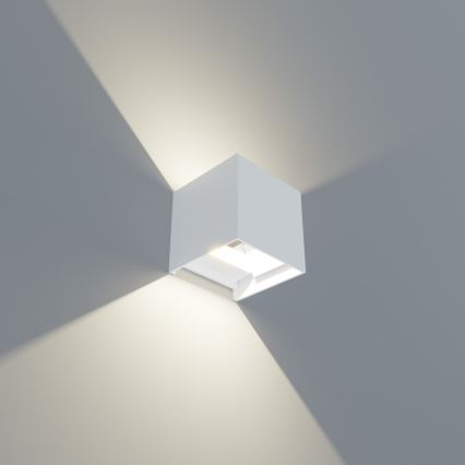 APLED - Udendørs LED væglampe CUBE 2xLED/3W/230V IP65