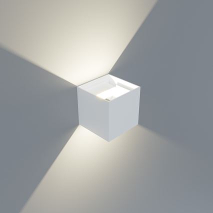 APLED - Udendørs LED væglampe CUBE 2xLED/3W/230V IP65