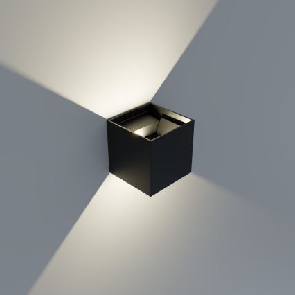 APLED - Udendørs LED væglampe CUBE 2xLED/3W/230V IP65