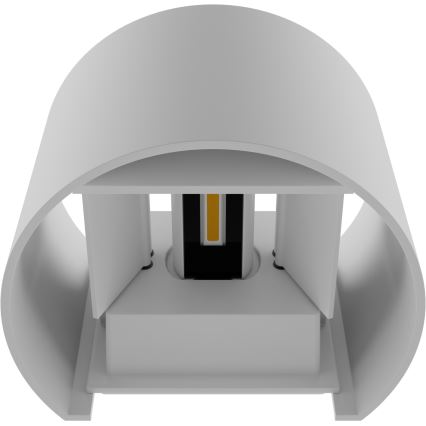 APLED - Udendørs LED væglampe OVAL 2xLED/3W/230V IP65
