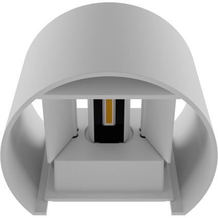 APLED - Udendørs LED væglampe OVAL 2xLED/3W/230V IP65