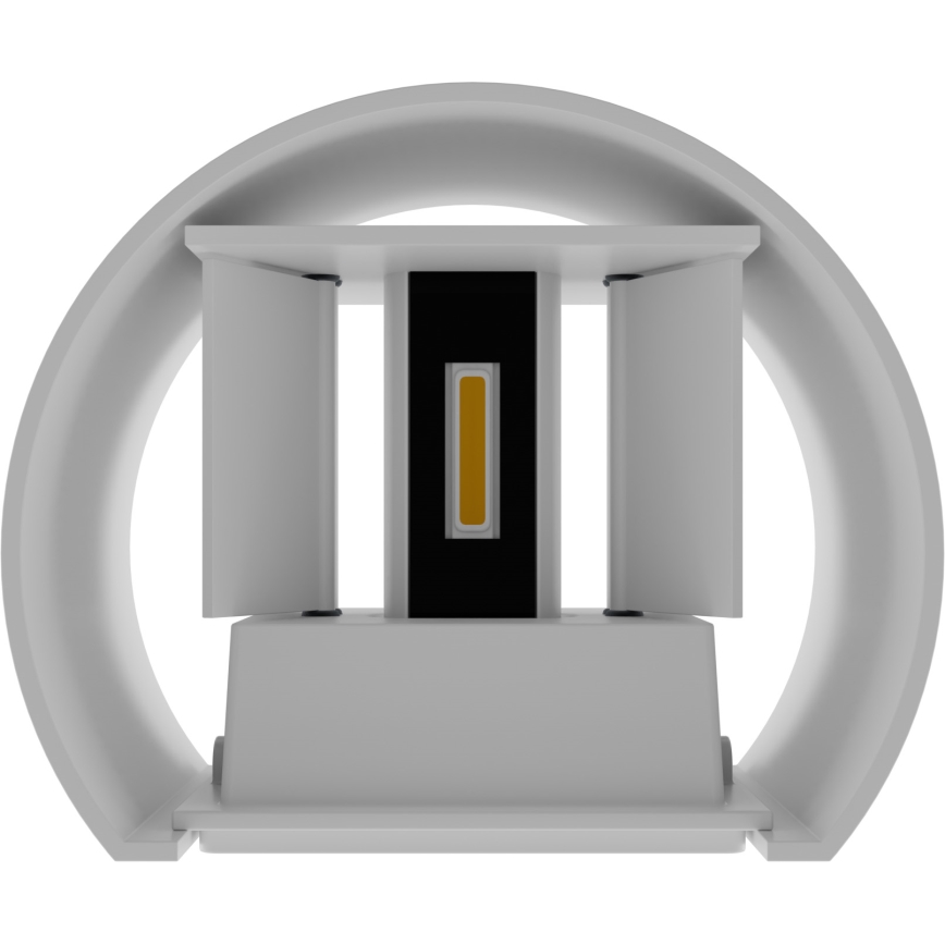 APLED - Udendørs LED væglampe OVAL 2xLED/3W/230V IP65