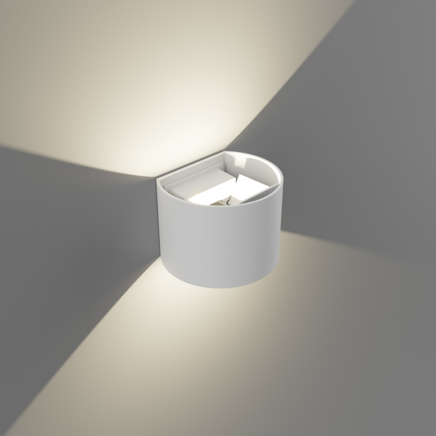 APLED - Udendørs LED væglampe OVAL 2xLED/3W/230V IP65