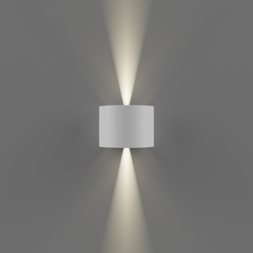 APLED - Udendørs LED væglampe OVAL 2xLED/3W/230V IP65