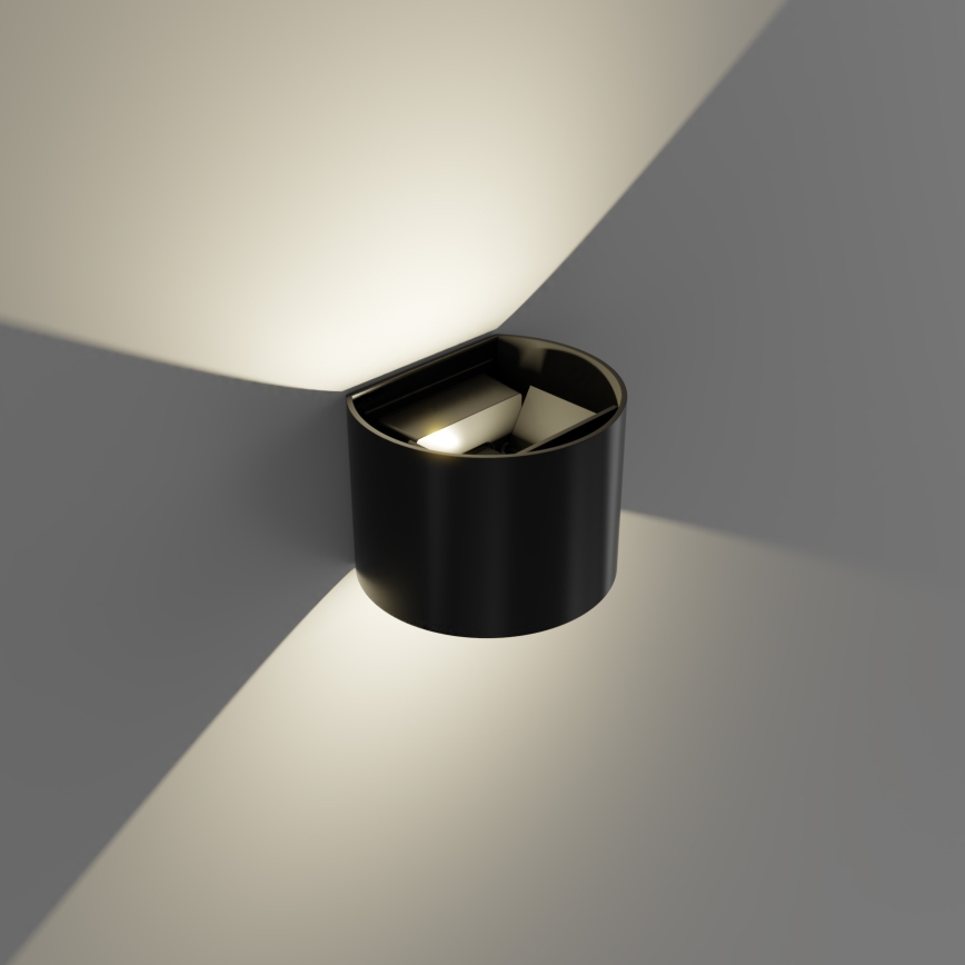 APLED - Udendørs LED væglampe OVAL 2xLED/3W/230V IP65