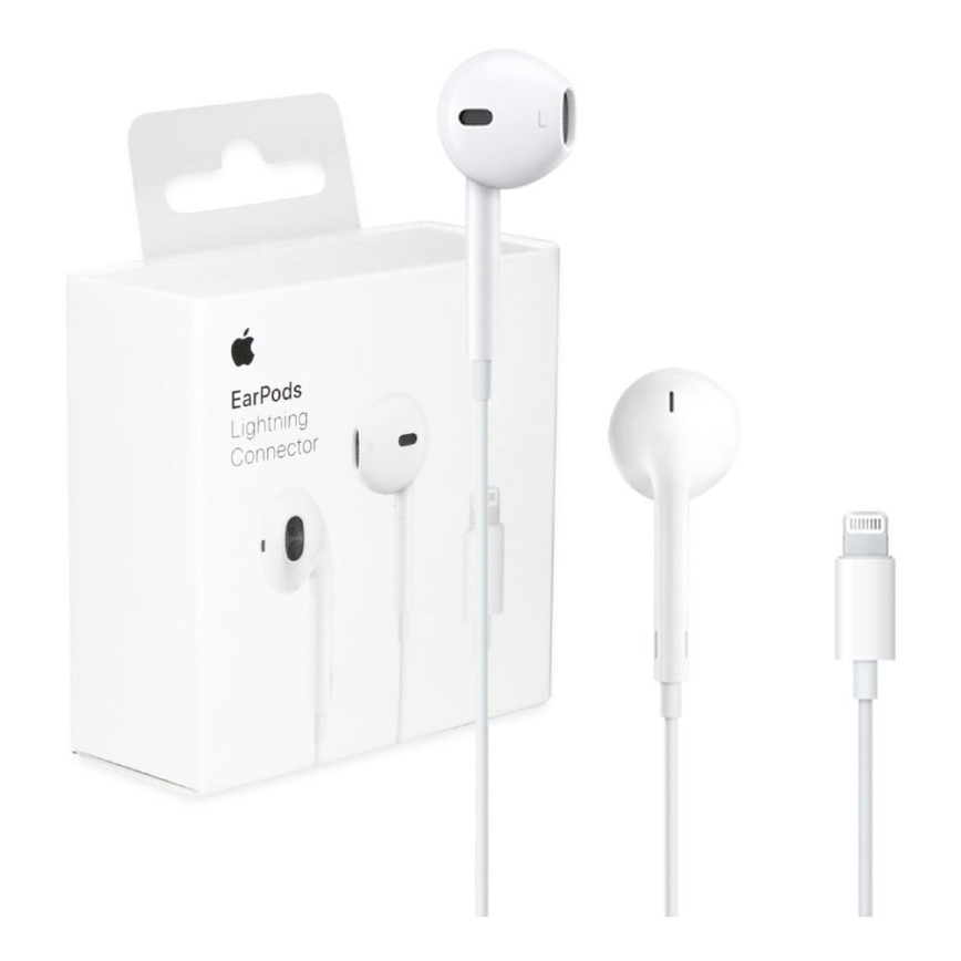 Apple - Høretelefoner EarPods m. lightning-kabel