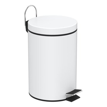 Aqualine - Affaldsspand SIMPLE LINE 3 l mat hvid