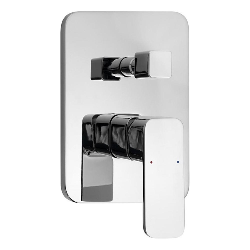 Aqualine - Brusehane for skjult installation FACTOR skinnende krom