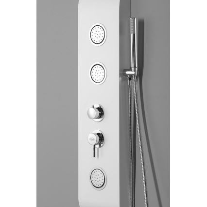 Aqualine - Brusepanel YUKI mat hvid