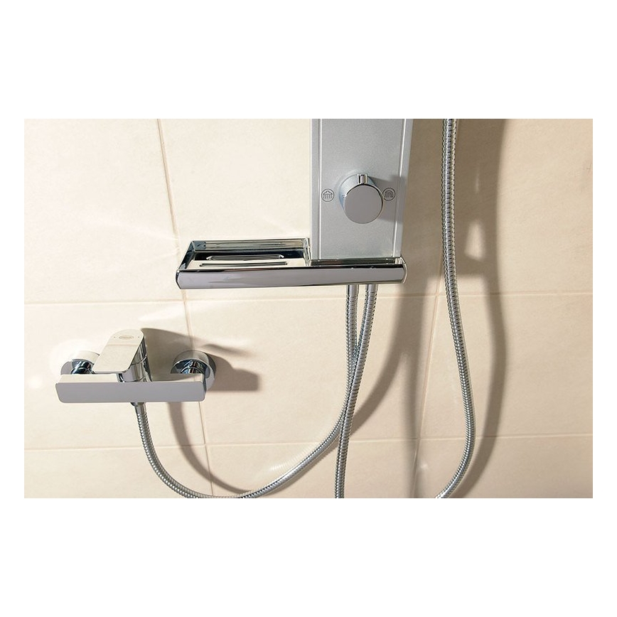 Aqualine - Brusesæt ROME, blank krom