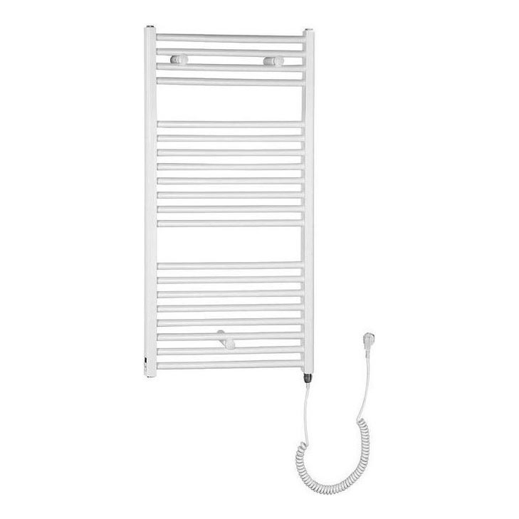 Aqualine - Elektrisk badeværelsesradiator DIRECT-E 300W/230V 96 cm hvid lige