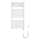 Aqualine - Elektrisk badeværelsesradiator DIRECT-E 300W/230V 96 cm hvid lige