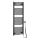 Aqualine - Elektrisk badeværelsesradiator DIRECT-E 400W/230V 132 cm mat sort lige