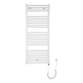 Aqualine - Elektrisk badeværelsesradiator DIRECT-E 600W 132x60 cm hvid