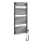 Aqualine - Elektrisk badeværelsesradiator DIRECT-E 600W/230V 132 cm mat sort lige
