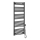 Aqualine - Elektrisk badeværelsesradiator DIRECT-E 800W/230V 168 cm mat sort lige