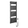 Aqualine - Elektrisk badeværelsesradiator TONDI-E 500W/230V 133 cm mat sort lige