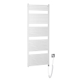 Aqualine - Elektrisk badeværelsesradiator TONDI-E 800W 169x60 cm hvid