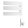 Aqualine - Elektrisk håndklædeholder ELVIS 50W/230V 34,2 cm hvid højre