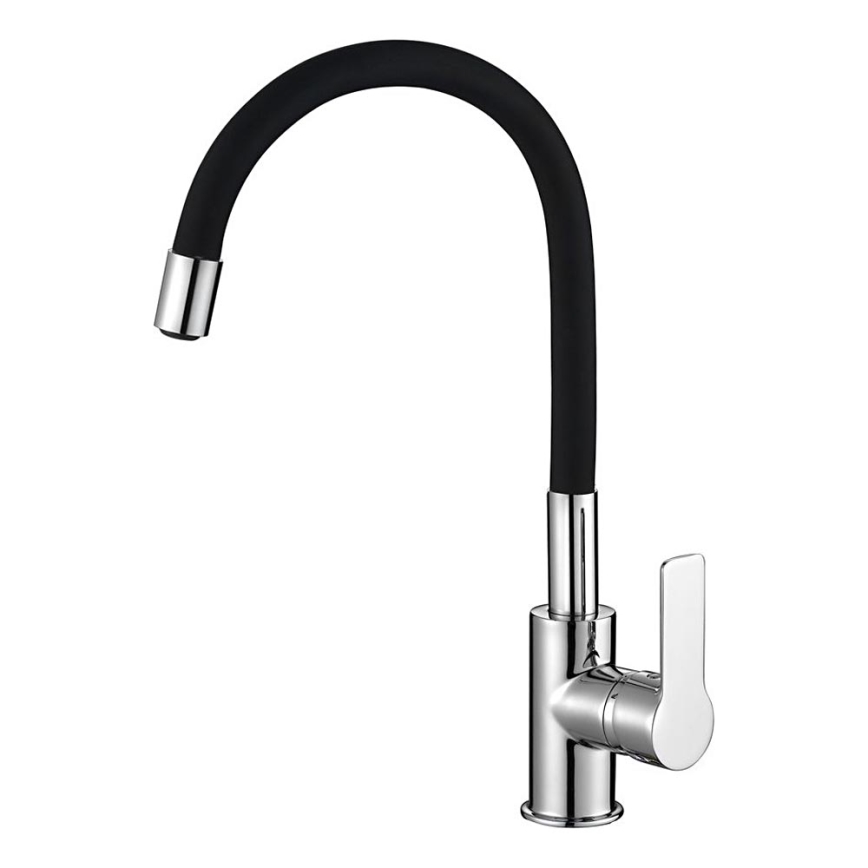 Aqualine - Hane m. fleksibel arm LORE sort/skinnende krom