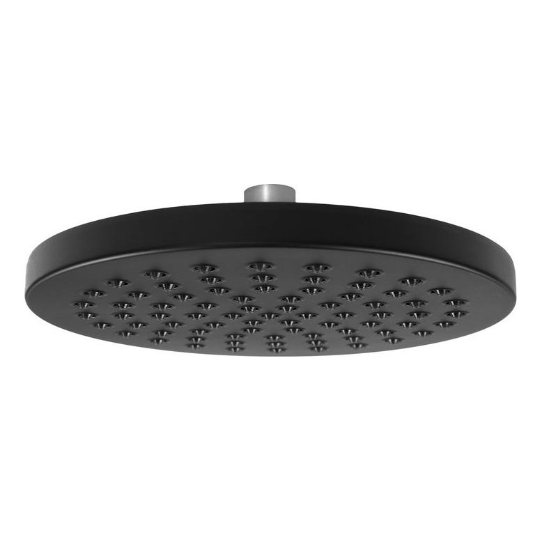 Aqualine - Hovedbruser diameter 20 cm mat sort