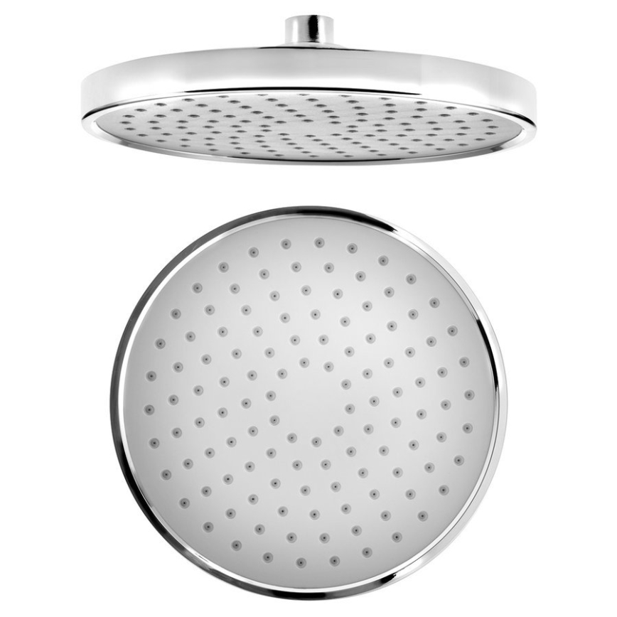 Aqualine - Hovedbruser diameter 20 cm skinnende krom