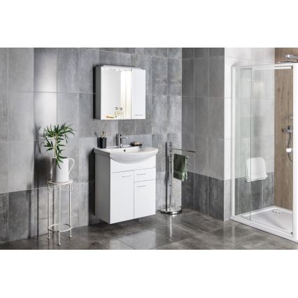 Aqualine - Indfældet håndvask ZERO 65x46 cm keramik/hvid