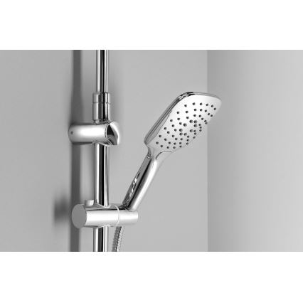 Aqualine - KERA brusesæt i poleret krom