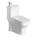 Aqualine - kombineret WC med håndvask HYGIE keramik/hvid
