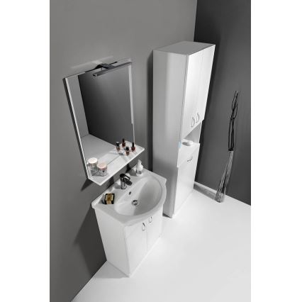 Aqualine - Spejl BETA 50x70 cm hvid