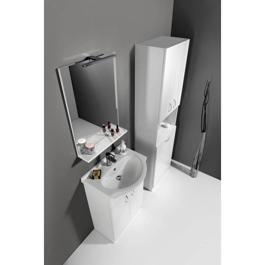 Aqualine - Spejl BETA 50x70 cm hvid