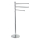 Aqualine - Stativ m. håndklædeholder SAMBA 85,5 cm rustfri/skinnende krom